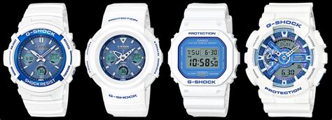 G-Shock White and Blue ‘Summer Sky’ Series – G-Central G-Shock Watch Fan Blog