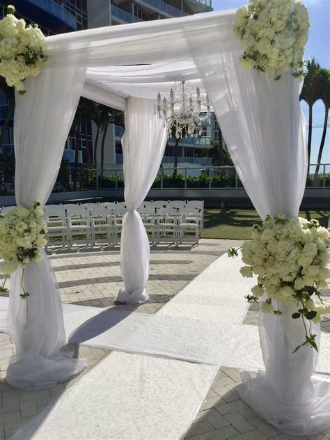 Chuppah by A Marc In Design Ft Lauderdale, FL | Chuppah, Wedding arch ...