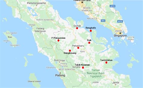 Map of Riau Province As can be seen in Figure 7, for site class SD and... | Download Scientific ...