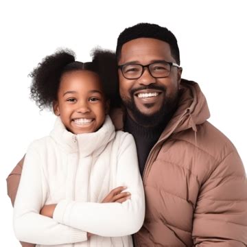 Cheerful African American Father And Daughter, Joy, Relationship ...