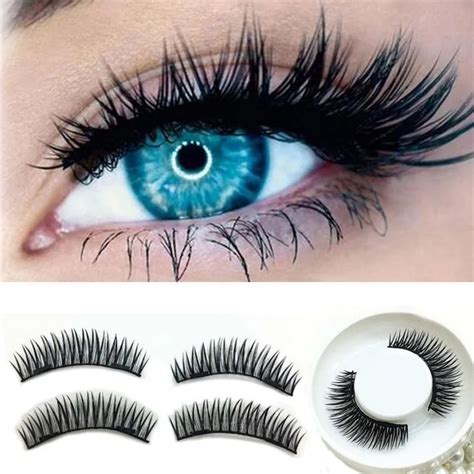 1 Pair 3D Magnetic False Eyelashes Lashes Reusable False Magnet Makeup ...