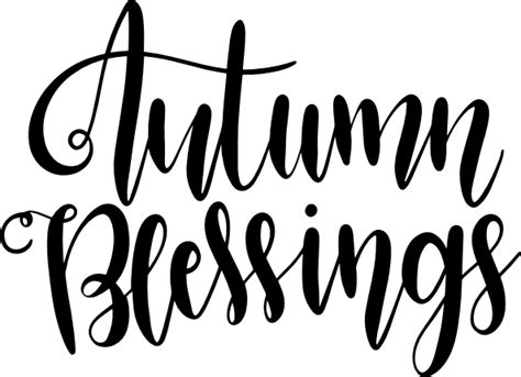 autumn blessings sign , hello fall free svg file - SVG Heart