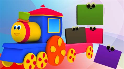 bob Couleur train | Vidéos éducatives | Bob The Train | Learn 3d Colors with Bob | Bob Color ...