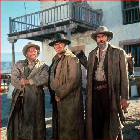 B'day celebrant Strother Martin with Ernest Borgnine and Jack Elam in The Wild Bunch (1969 ...