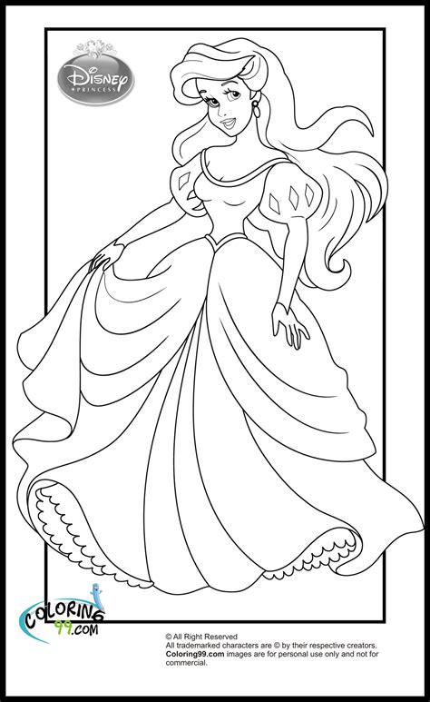 Free Printable Disney Princesses Coloring Pages