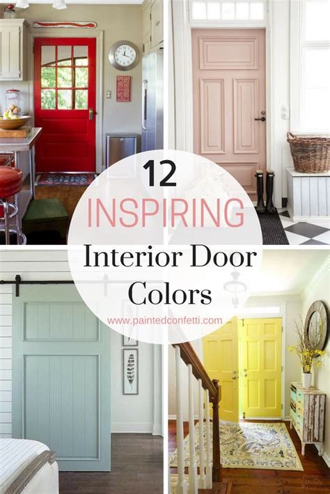 12 Charming Interior Door Colors To Inspire You - Painted Confetti ...