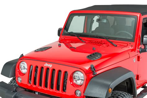 Daystar KJ71048BK Side Hood Vents for 07-18 Jeep Wrangler JK | Quadratec