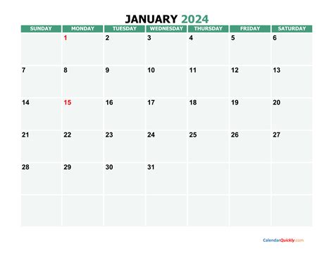 January 2024 Calendar Calendarpedia - 2024 Calendar Printable