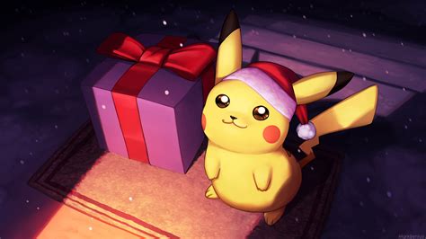 1920x1080 Pikachu On Christmas Day Fanart Laptop Full HD 1080P ,HD 4k ...