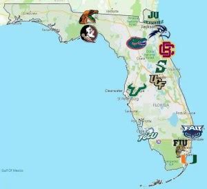 Sports Teams in Florida - Sport League Maps