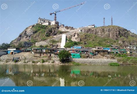 Pavagadh hill station stock photo. Image of hill, tourism - 198411718