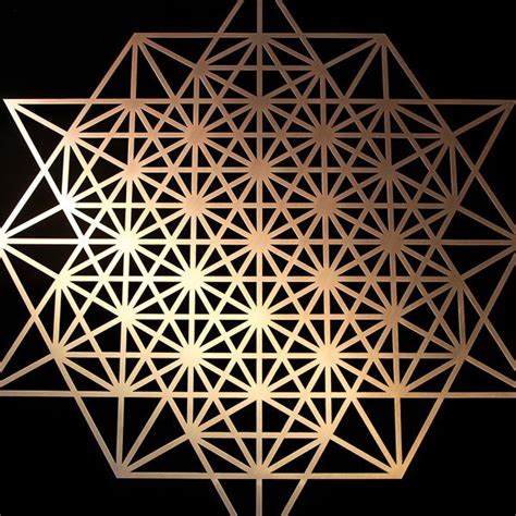 64 grid Tetrahedron pure copper resonance plate