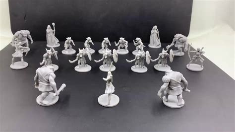 Custom 28mm Plastic Miniatures for Board Games