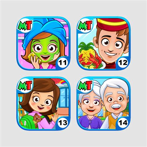 ‎My Town Games LTD Apps on the App Store | Town games, My town, Disney icons