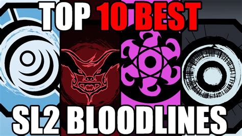 THE BEST BLOODLINES IN SHINOBI LIFE 2 RANKED! - YouTube