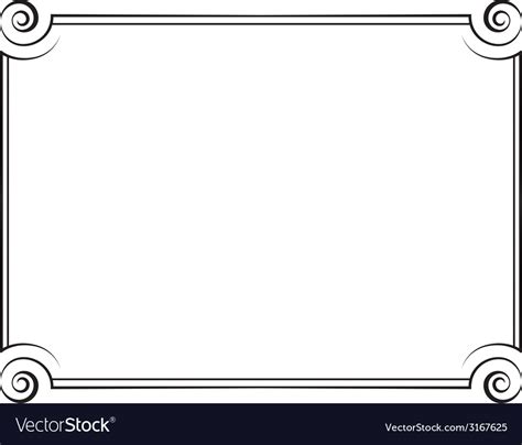 Horizontal frame Royalty Free Vector Image - VectorStock