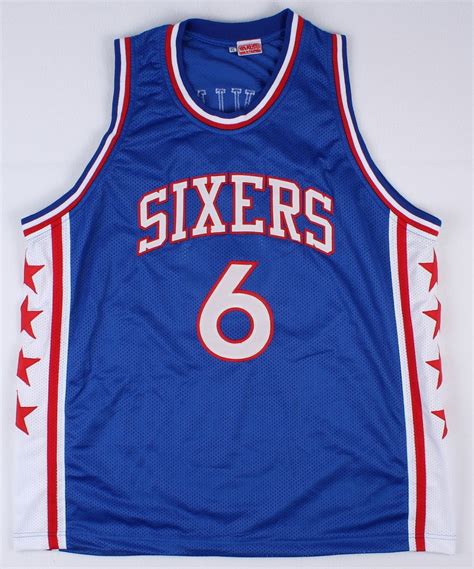 Julius Erving Signed Sixers Throwback Jersey Inscribed "Dr J" (JSA COA) | Pristine Auction