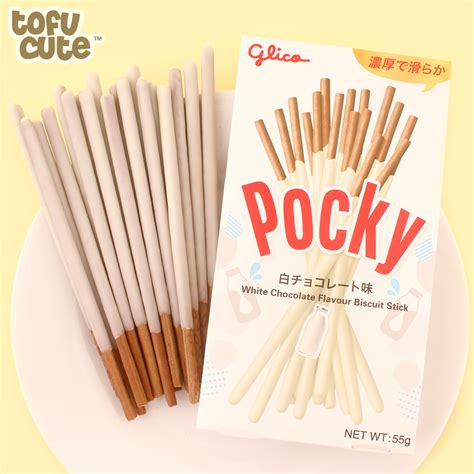 Buy Glico Pocky White Chocolate Biscuit Sticks at Tofu Cute