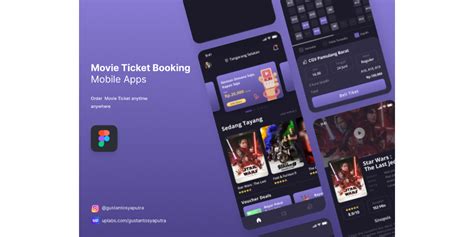 Movie Ticket Booking Apps (Community) | Figma