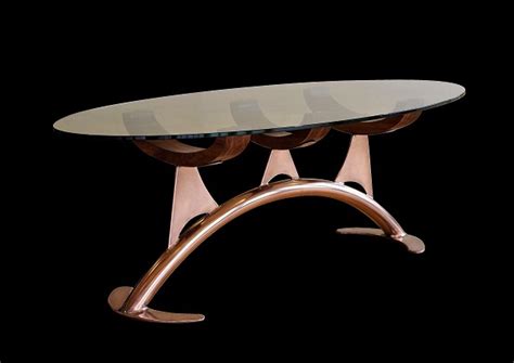 Oval Glass Coffee Table | Bespoke Made Modern Tables - Chris Bose