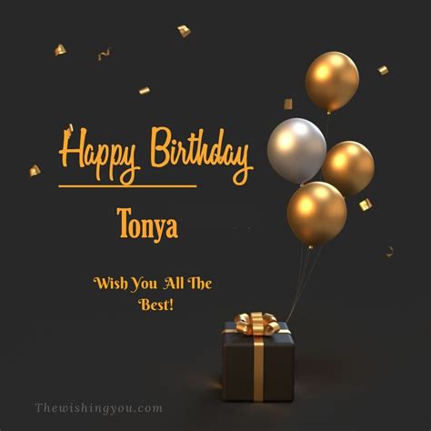 100+ HD Happy Birthday Tonya Cake Images And Shayari