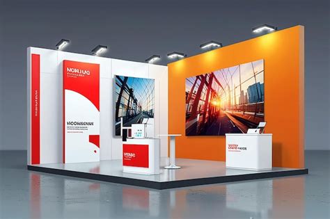 Exhibition Booth Mockup Design | Premium AI-generated image