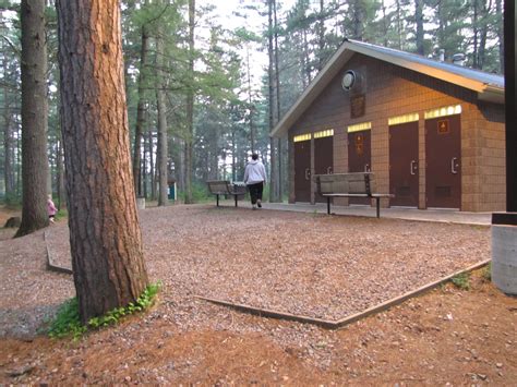 The lovely camp ground wash-rooms/showers