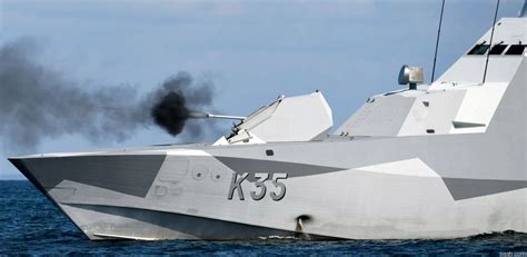 K35 HSwMS Karlstad Visby class Corvette Swedish Navy