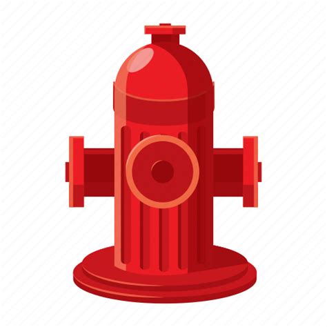 Cartoon, equipment, fire, hose, hydrant, pipe, safety icon