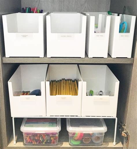 Office Organization | Office organization, School supplies organization, Office organization ...