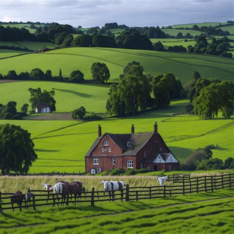 Premium AI Image | England countryside