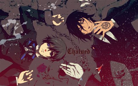 Black Butler Ciel & Sebastian HD Wallpaper