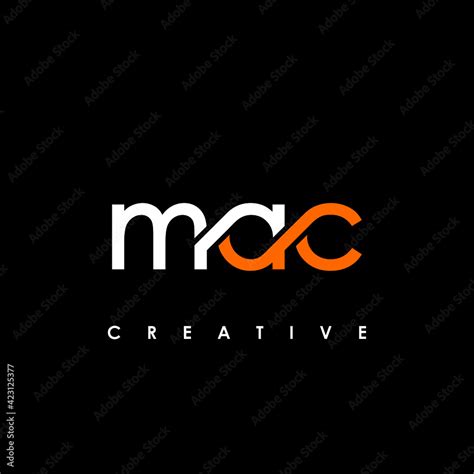 MAC Letter Initial Logo Design Template Vector Illustration Stock Vector | Adobe Stock