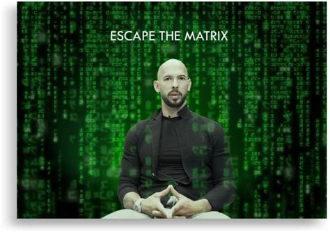 Andrew Tate 'Escape The Matrix' Poster : Generic: Amazon.co.uk: Home & Kitchen