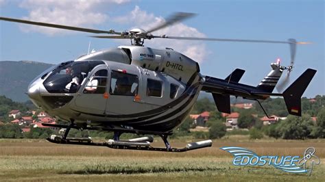 Eurocopter-Kawasaki EC-145 - Close-up at Piket Airfield LDSS Sinj Croatia - YouTube