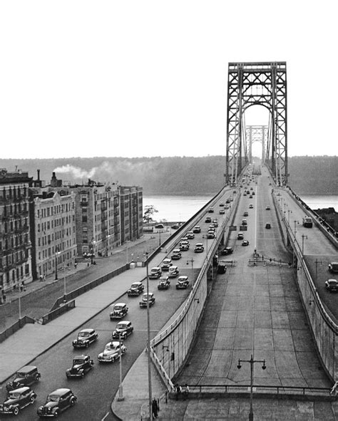 George Washington Bridge, NY Photograph by Underwood Archives