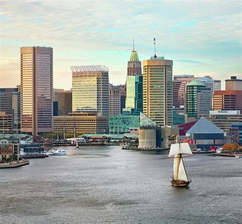 Baltimore Skyline And Inner Harbor Photograph by Greg Pease - Pixels