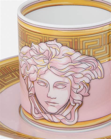 Versace Medusa Amplified Espresso Cup & Saucer - Home Collection | UK Online Store