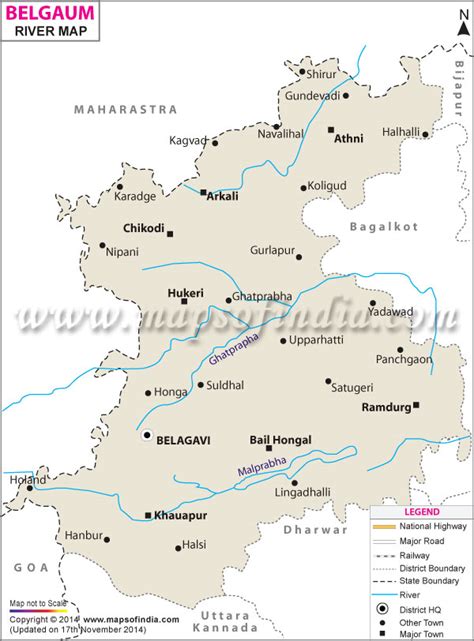 Belgaum District Map