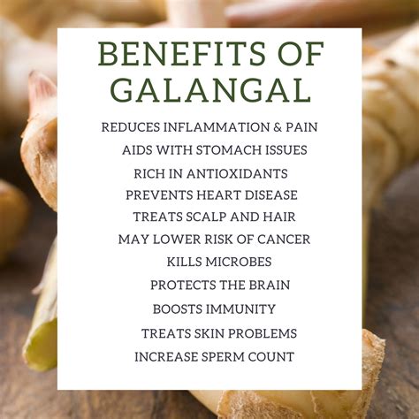 Health Benefits of Galangal | Treat skin, Stomach issues, Health and wellness