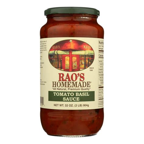 Rao's Homemade Tomato Basil Sauce, 32 oz - Walmart.com - Walmart.com