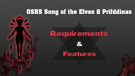 Learn Song of the Elves OSRS Quest & Prifddinas Features - YouTube