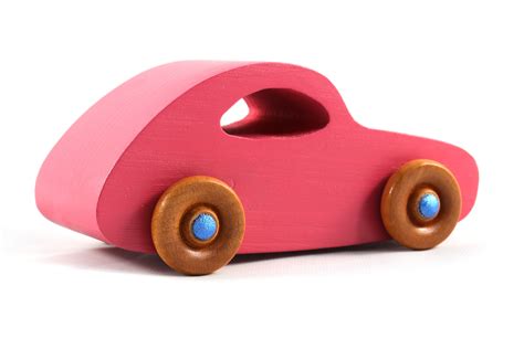 Handmade Wooden Toy Car Classic 1957 Bug. Pink Acrylic | Etsy | Handmade wooden toys, Wooden toy ...