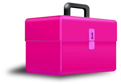 Box Toolbox Pink · Free vector graphic on Pixabay