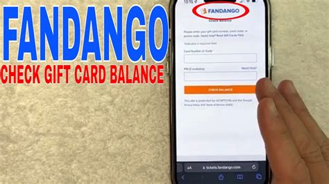 How To Check Fandango Gift Card Balance 🔴 - YouTube