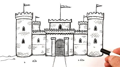 Details 145+ medieval castle drawing best - vietkidsiq.edu.vn