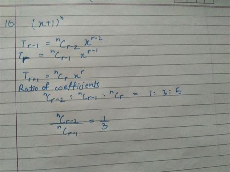 Division of coefficients of terms in a binomial expansion - Mathematics Stack Exchange