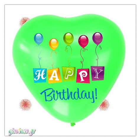 Happy Birthday With Balloons Gif Animated Pictures - Giortazo.gr ...