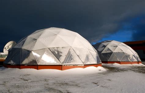 Solar powered greenhouses in the Arctic | first snow on the … | Flickr