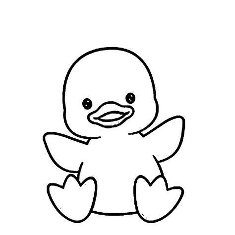 Duck Pages For Kids Printable Coloring Pages